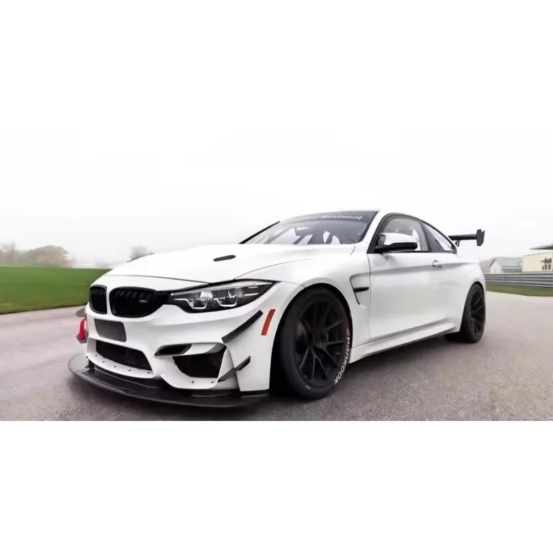 3D Style Carbon Fiber Body Kit Bumper Automotive Accessories Front Bumper for  M3/M4 F80/F82(Half Carbon Fiber)